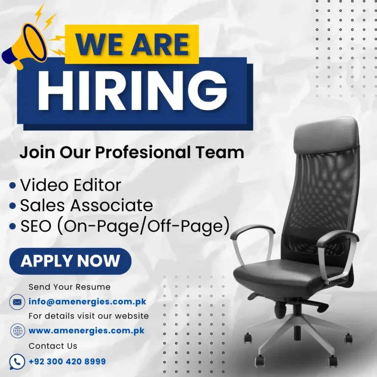 We are hiring